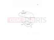KAWASAKI 1999 Decals(Gray)