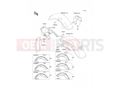 KAWASAKI 1999 Fenders