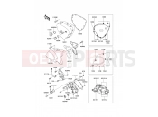 KAWASAKI 1999 Left Engine Cover(s)