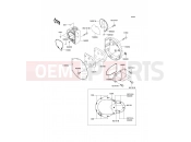 KAWASAKI 1999 Right Engine Cover(s)