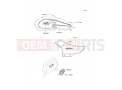 KAWASAKI 2003 Decals(Silver)