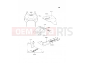 KAWASAKI 2003 Decals(Blue)