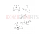 KAWASAKI 2003 Decals(Silver)