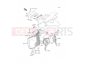 KAWASAKI 1400GTR ABS (ZG1400A8F) Radiator