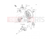 KAWASAKI 1400GTR ABS (ZG1400A8F) Rear Hub