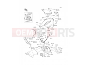KAWASAKI 1400GTR ABS (ZG1400A8F) Cowling Lowers