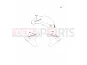 KAWASAKI 2008 Decals(Blue)(Black)