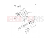 KAWASAKI 2008 Gear Change Drum/Shift Fork(s)