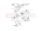 KAWASAKI 2008 Footrests