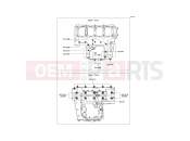 KAWASAKI 2008 Crankcase Bolt Pattern