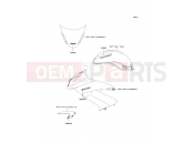 KAWASAKI 2009 Decals(C.L.Green)(White)