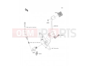 KAWASAKI 2009 Brake Pedal