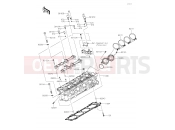 KAWASAKI GTR1400 ABS (ZG1400EHF) Cylinder Head