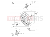 KAWASAKI GTR1400 ABS (ZG1400EHF) Front Hub