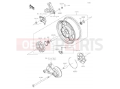 KAWASAKI GTR1400 ABS (ZG1400EHF) Rear Hub
