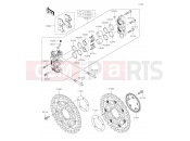 KAWASAKI GTR1400 ABS (ZG1400EHF) Front Brake