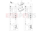 KAWASAKI GTR1400 ABS (ZG1400EHF) Front Fork