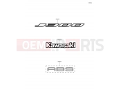 KAWASAKI 2017 Decals(Gray)