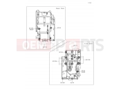 KAWASAKI 2017 Crankcase Bolt Pattern(-EX300AEA99329)
