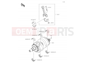 KAWASAKI NINJA 650 (EX650KHF) Crankshaft