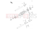 KAWASAKI 2017 Gear Change Drum/Shift Fork(s)