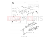 KAWASAKI 2017 Accessory(Topcase Bracket)