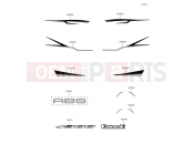 KAWASAKI J300 (SC300CJFA) Decals(Gray)