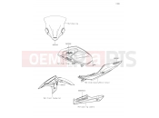 KAWASAKI 2018 Decals(Black)