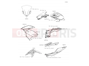 KAWASAKI 2018 Decals(Gray)