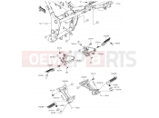 KAWASAKI 2018 Footrests