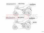DUCATI 2007 Superbike 999 S AMA Replica WARNING LABELS USA » UNCLASSIFIED