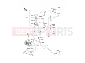 KAWASAKI 2010 Rear Master Cylinder