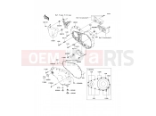 KAWASAKI 2010 Left Engine Cover(s)