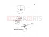 KAWASAKI 2011 Decals(Orange)