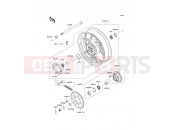 KAWASAKI 2011 Rear Hub