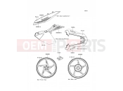 KAWASAKI 2011 Decals(Green)