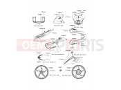 KAWASAKI 2011 Decals(F.Ebony)