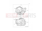 KAWASAKI 2012 Crankcase Bolt Pattern