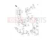 KAWASAKI 2012 Rear Master Cylinder