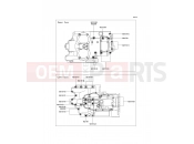 KAWASAKI W800 (EJ800ACFA) Crankcase Bolt Pattern
