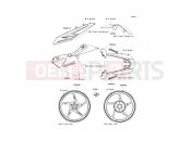KAWASAKI 2012 Decals(Black)
