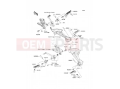 KAWASAKI 2012 Footrests
