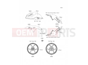 KAWASAKI 2012 Decals(Ebony)(PBF/PCF)