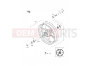 KAWASAKI ER-6f (EX650EDS) Front Hub