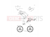KAWASAKI ER-6f (EX650EDS) Decals(Red)
