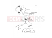 KAWASAKI 2013 Decals(P.C.White)