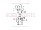 KAWASAKI 2013 Crankcase Bolt Pattern