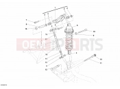 DUCATI Monster S2R 1000 REAR SHOCK ABSORBER » SWING ARM