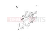 KAWASAKI Z800 ABS (ZR800BDS) Brake Pedal