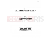 KAWASAKI 2014 Decals(White)